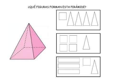 Qué figuras formas esta pirámide