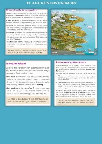 El agua: en los paisajes y ríos