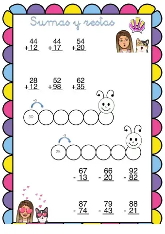 Sumas y restas
