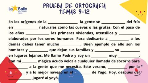 Ortografía Temas 9-12