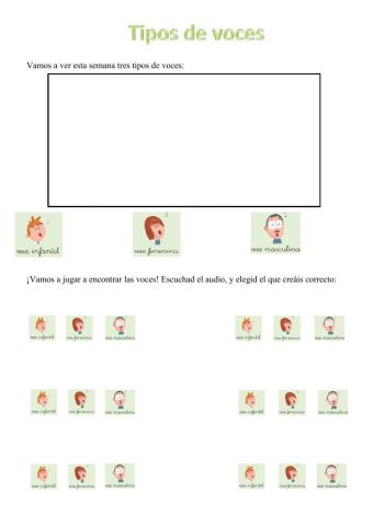 Tipos de voces