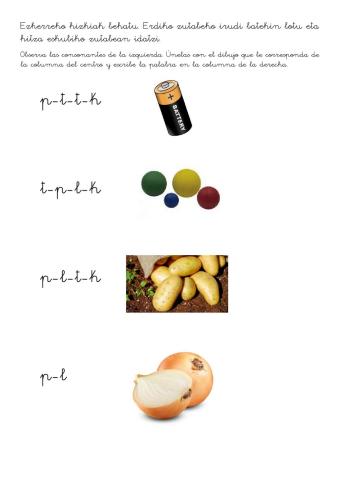 Entzun, lotu eta idatzi