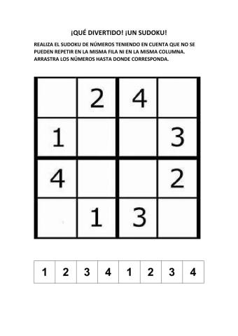 Sudoku 4X4