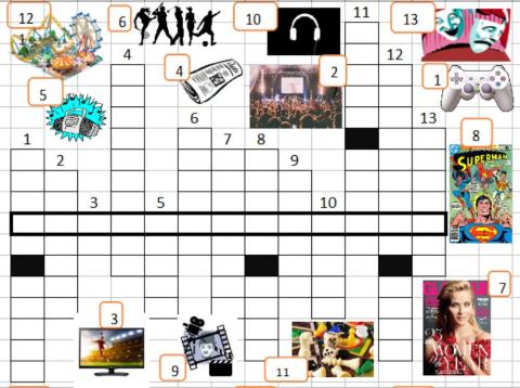 Entertainment crossword