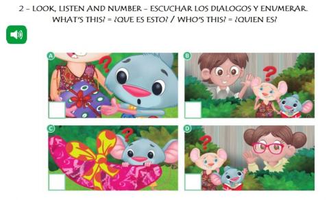 Look listen and number