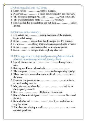 Starlight 10- Module 5: Modern Living-Progress Check