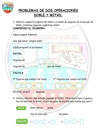 Problemas doble y mitad