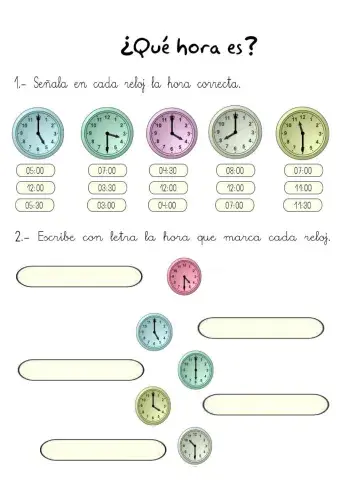 ¿Qué hora es?