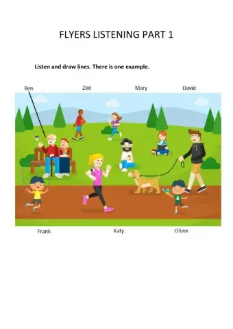 FLYERS part 1 listening exam 3