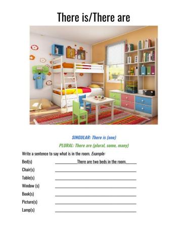 There is There are ROOM