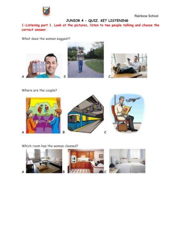Listening Quiz Ket exam