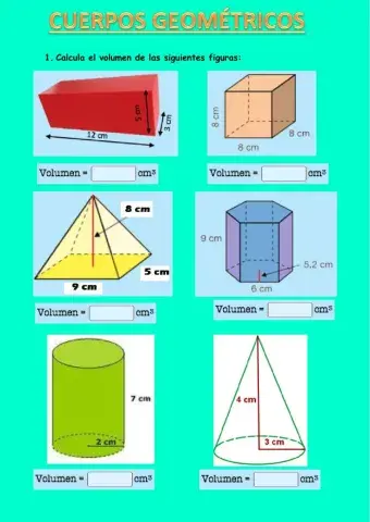 Cuerpos geométricos
