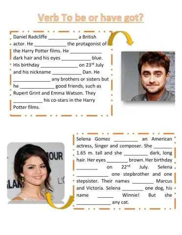 Have got- verb to be