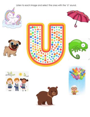 Letter U