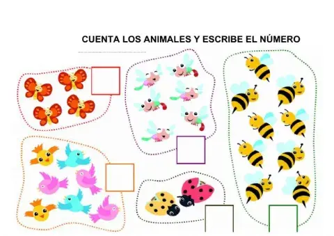 Cuenta los animales