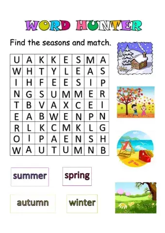 Seasons - Wordhunter