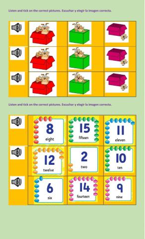 Numbers and Prepositions