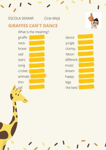 Giraffes can't dance 4