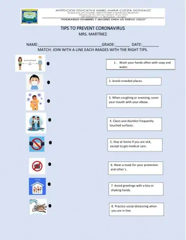 Tips to prevent coronavirus