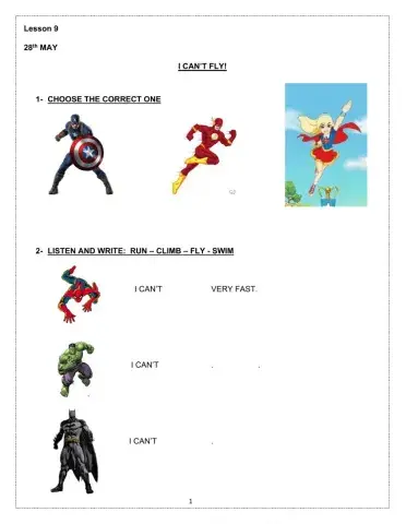 Abilities - superheroes