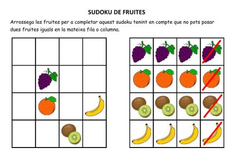Sudoku de Fruites