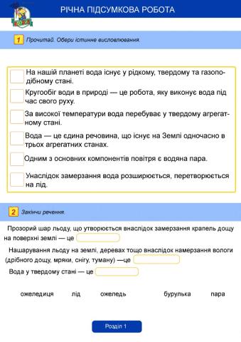 Підсумкова робота 2 клас 1