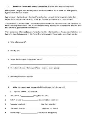 Adjectives and adverbs