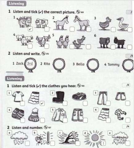 Family and afriends 2 Listening Test II Term