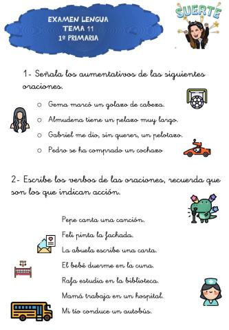 Aumentativos y signos de explcamación e interrogración