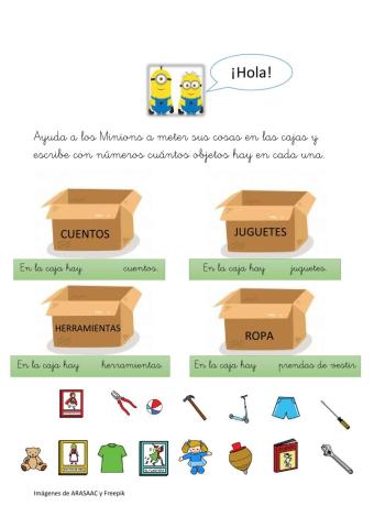 Ordenamos con los Minions
