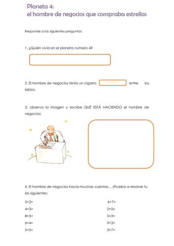 Lectura el principito