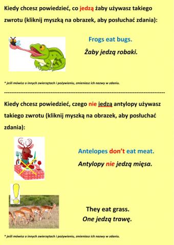 They don't eat meat - NEA3, unit 7