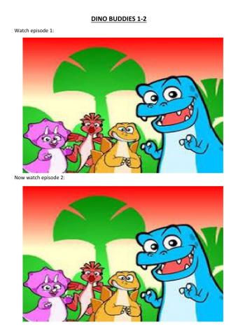 Dino buddies 1-2