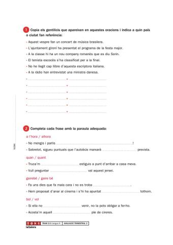 Coneixements de la Llengua 2
