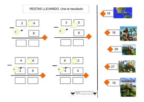 Restas llevando