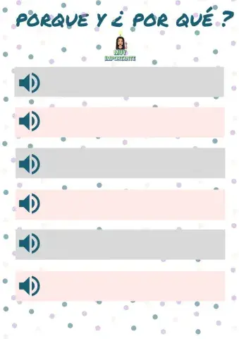 Porque y por qué