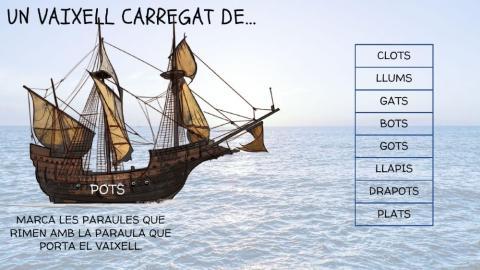 Un vaixell carregat de...