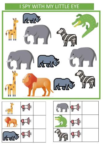 I spy with my little eye SAVANNA