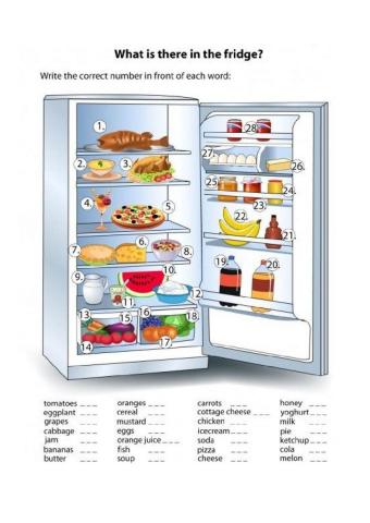 What is in the fridge?