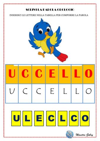 Scrivi uccello