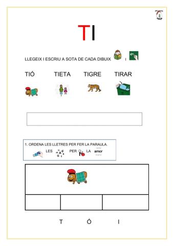 Lectoescriptura de primer