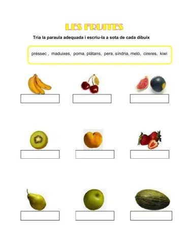 Les fruites