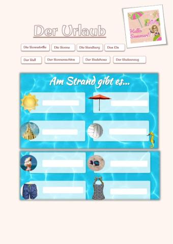 Der Strand Urlaub