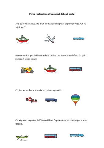 Inferències transports