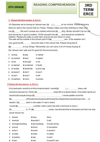 Reading comprehension