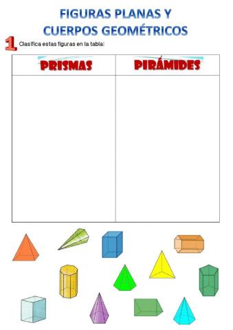 Figuras planas y cuerpos geométricos