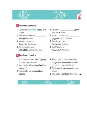 Comparative Adjectives