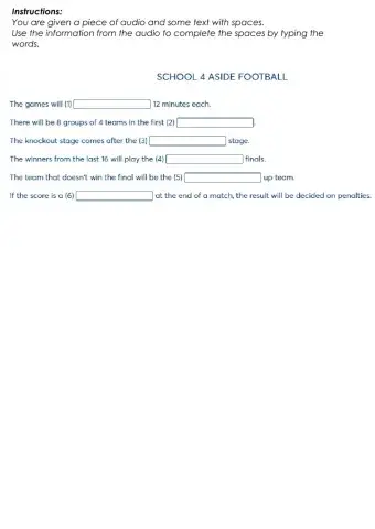 Listening Part 3 B1 Pet for schools