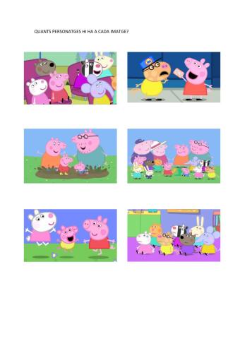 Compta amb la Peppa Pig