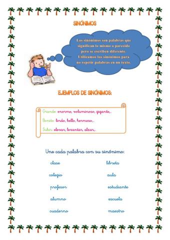 Los sinónimos 